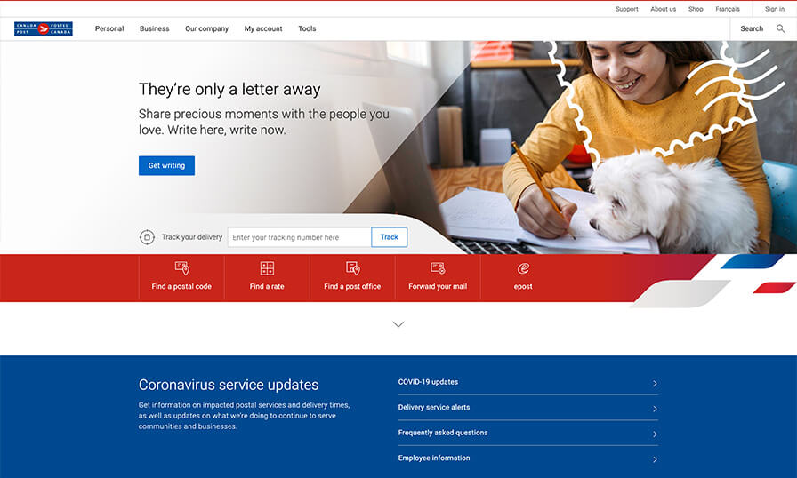 canadapost home