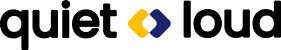 Quiet & Loud Design full logo in color