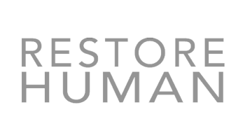 Restore Human Logo Greyscale